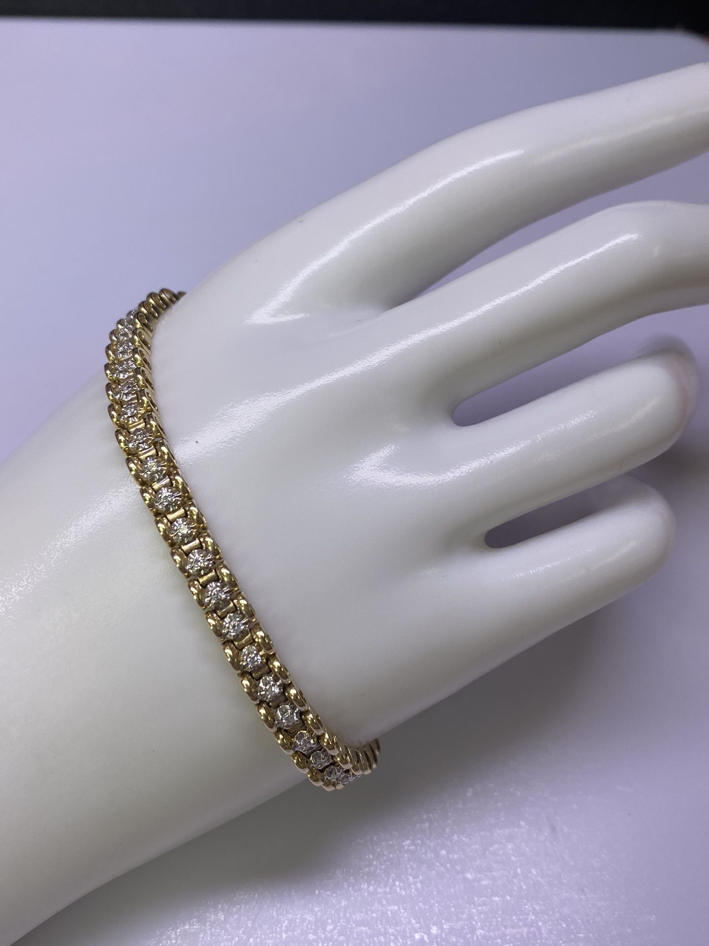 14k Tennis Bracelet