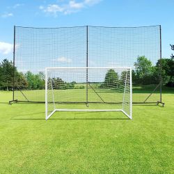 Ball Stop System - Football Backing Net, Heavy Duty, High Impact, Practice Barrier