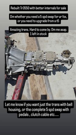 Mustang foxbody tr3550 rebuilt 5 spd trans