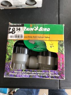 Rainbird 1” Heavy Duty Anti Siphon lot (lot of 3)