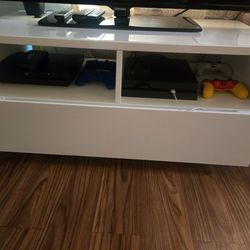 White TV stand
