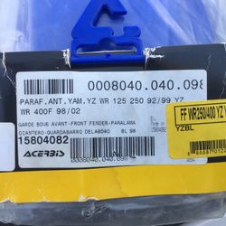 1997 Yz250 Fender Cover Brand New