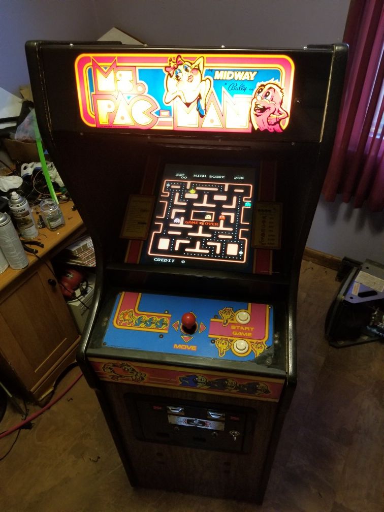 Arcade game Ms Pac Man cabaret "mini"