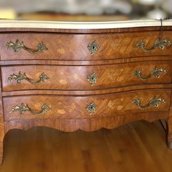 Antique French Marble Top Dresser - Moving Sale, Must Sell by 4/18