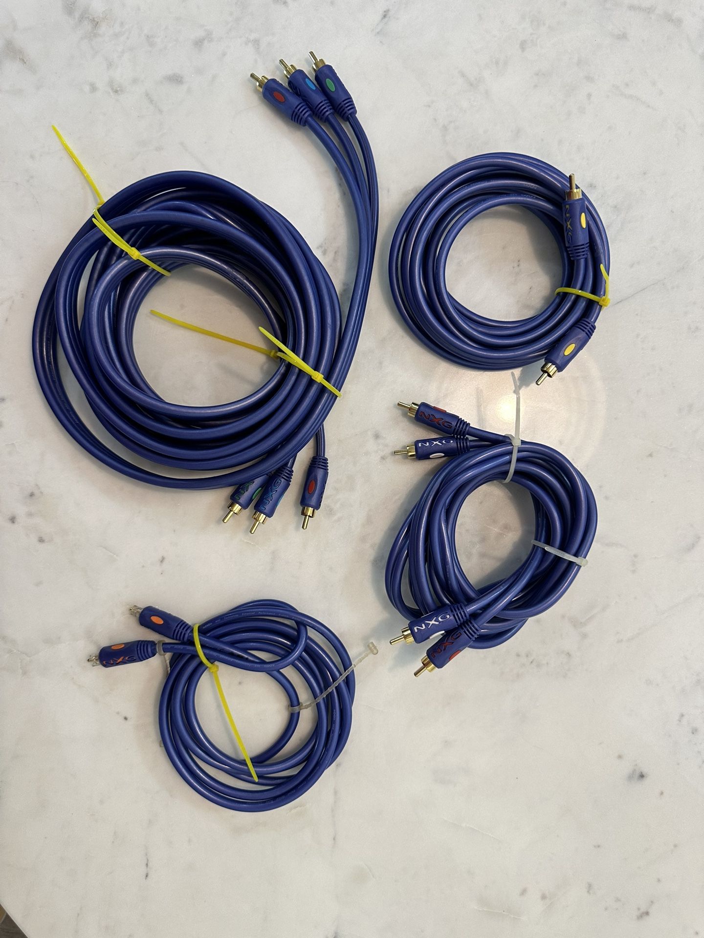 NXG RCA Cables - Set Of 4