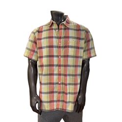 FCUK French connection Men”s Plaid Shirt