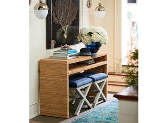 Long Key Natural Console Table