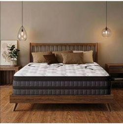 12 Inch Full Mattress Hybrid with Memory Foam and Pocket Springs for Motion Isolation Breathable and Cooling Comfort Medium