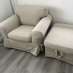 Sofa Chair And Ottoman