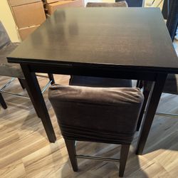 Dania Dark Brown Counter High Dining Table