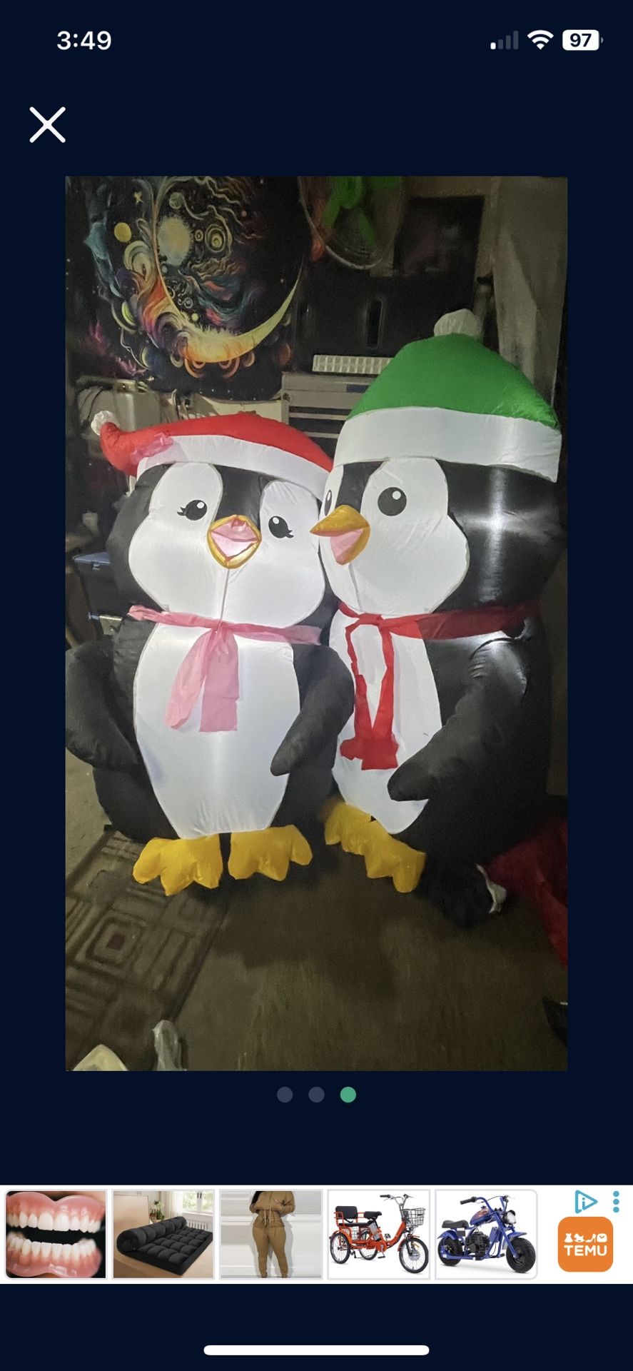Christmas adorable penguins