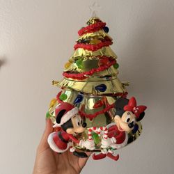 Disney Gold Christmas Tree Popcorn Bucket 