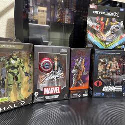 $15 Action Figures Each - Marvel Legends Star Wars GI Joe Beyblade