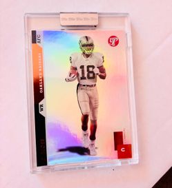 RANDY MOSS / RAIDERS — Topps Uncirculated Football Card (Numbered)
