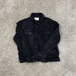 Black Denim Jean Jacket 