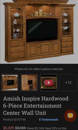 entertainment center solid wood adjustable