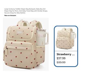 Brand new Large Corduroy Toddler Diaper Bag Backpack