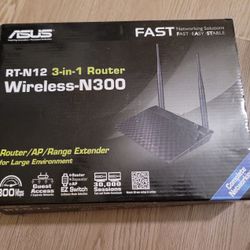 Asus RT-N12 Wireless N300 Router