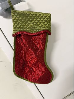 Green and red stylish silk stocking