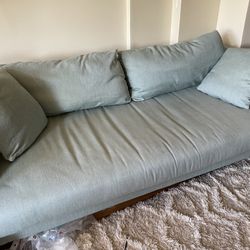 Joybird Light Blue Couch (pet Friendly Fabric)