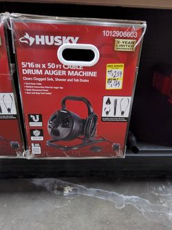 New drain cable auger machine