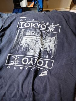 Tokyo Graphic Navy Blue T-Shirt