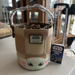 Grogu Loungfly Crossbody Bag New