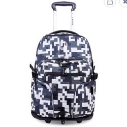 J World New York Lunar Rolling Backpack