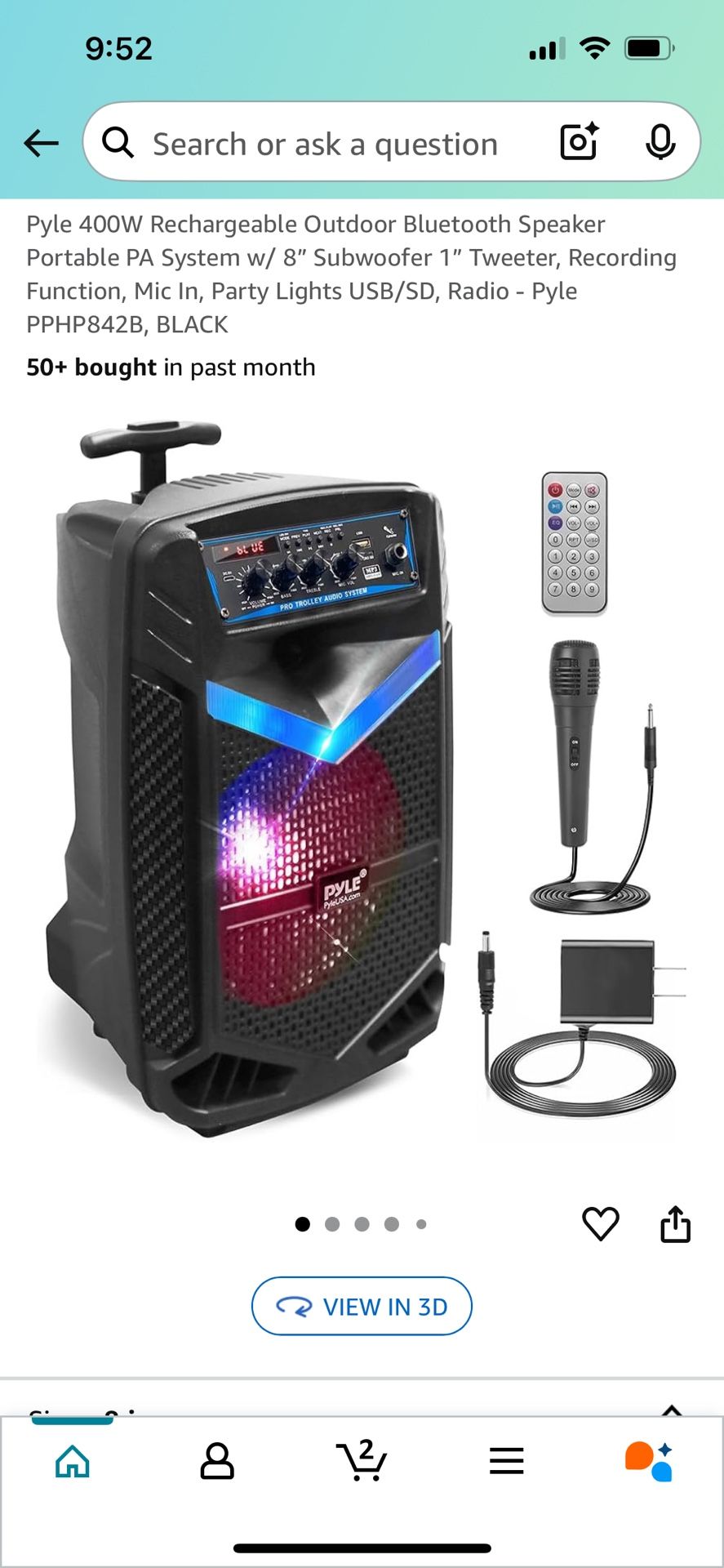 Portable Bluetooth PA Speaker System-400W