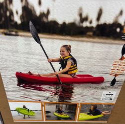 Kayak Youth LifeTime Recruit 66. Green and Red