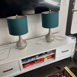 White TV stand