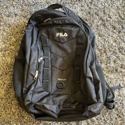 Black Fila Tech Backpack 