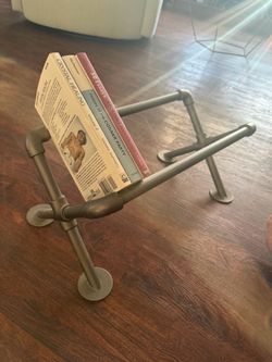 Restoration Hardware - Metal Pipe Tabletop Bookrack