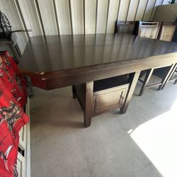 Height Dinner Table With 4 Chairs