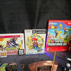 Wii GameCube Switch Ds Games And Pokemon Cards!