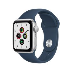 Apple Watch SE (1st Gen) GPS, 40mm Space Gray Aluminum Case with Midnight Sport Band - Regular