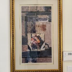 Painting with frame included