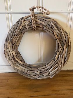 Large Natural Driftwood Wreath – Coastal Decor