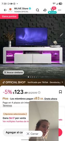 TV console, brand new, fully assembled