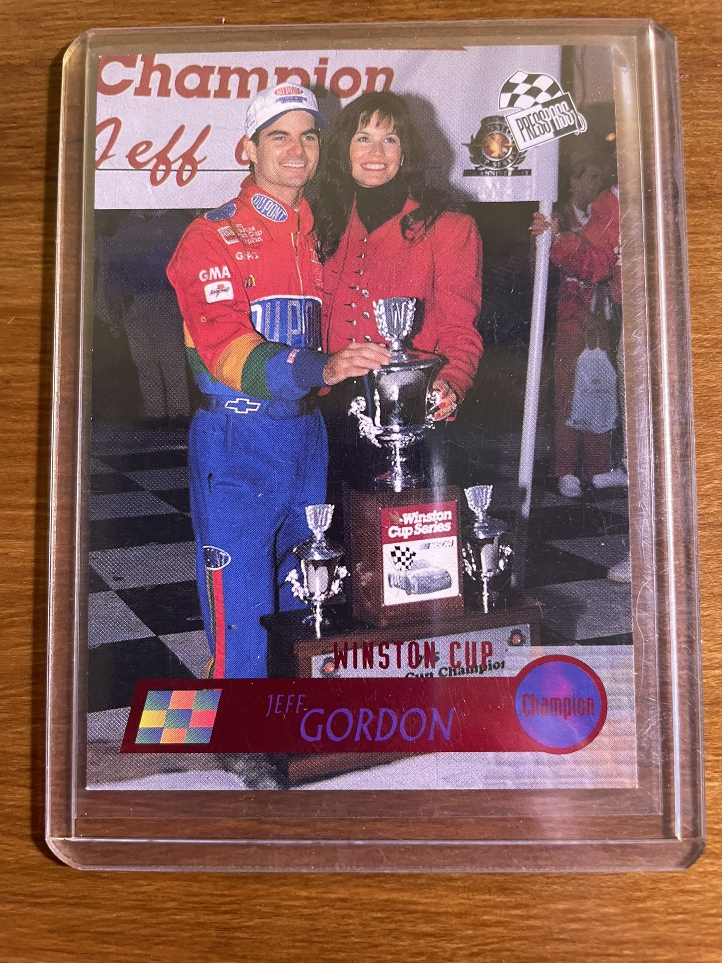 Jeff Gordon 1995 Winston Cup Champion Trading Card 