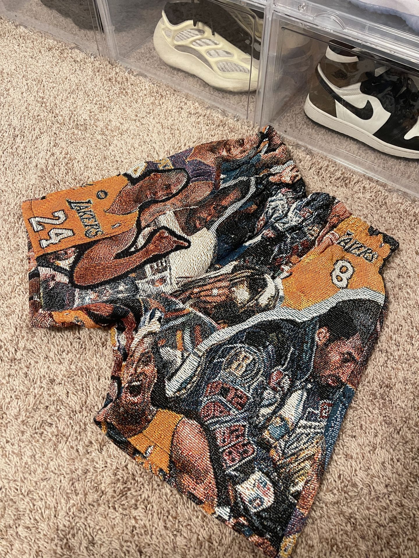 NBA Kobe Bryant woven tapestry shorts