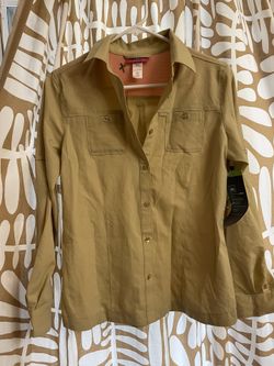 New Sahara Hiking Shirt Girls 10-12 Medium 