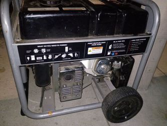 Portable Gas-Powered Generator with Wheels