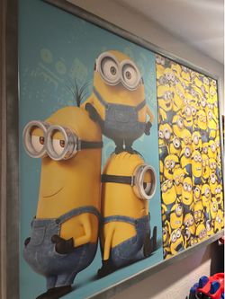 Minion poster with frame