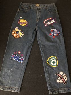 Carpenter pants w patches ( Bucker Ground Jean )