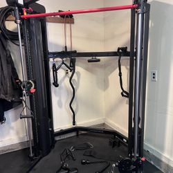 Inspire Fitness Home Gym Functional Trainer with Selectorized Smith Bar