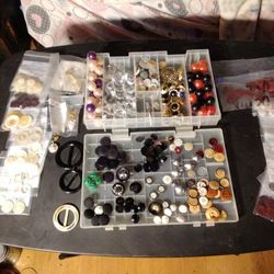 Unused Vintage Buttons 1980s