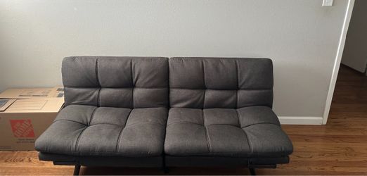 Mainstays 72 in Memory Foam Futon Sofa Bed