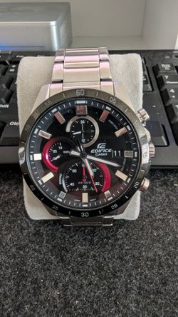 Watch Casio Edifice Black and Red - Mint condition