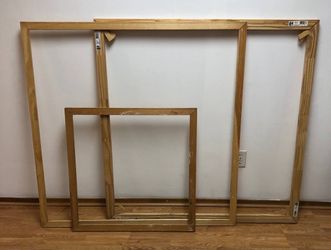 Stretch Frames (art work)  48'' frames & 30" frame